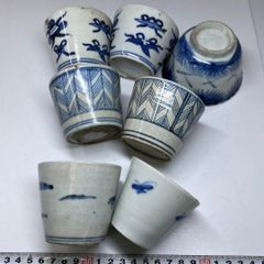 煎茶道具 古伊万里 染付 蕎麦猪口 時代物 四点まとめて - メルカリ