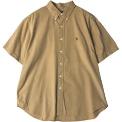 古着 ラルフローレン Ralph Lauren CLASSIC FIT 半袖 ボタンダウンシャツ メンズXL相当/eaa578284