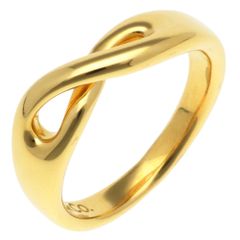 ティファニー インフィニティ リング 指輪 8.5号 18金 K18イエローゴールド レディース  TIFFANY&Co.  中古 ティファニー