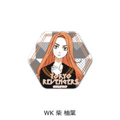 [신품·공식]도쿄 리벤저즈 제5탄 육각형 캔 배지 WK 시바 유바 공식 상품 colleize 코레이즈