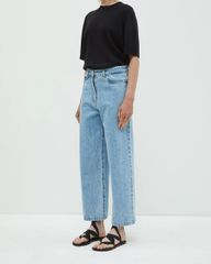 【新品未使用】 christian wijnants 25ss PELARO BARREL LEG JEANS ブラックデニム パンツ バレルレッグ クリスチャンワイナンツ ジーンズ