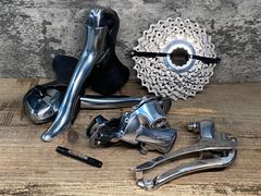 SHIMANO 105 5700系シルバー コンポセット 希少カラー - メルカリ