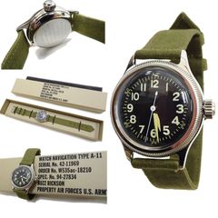 バズリクソンズ 腕時計 BR02613 TYPE A-11 Buzz Rickson メンズ ミリタリー リストウォッチ 新品