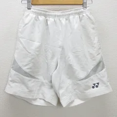 G■ヨネックス/YONEX ハーフパンツ/スポーツウェア【S】白/men's/50【中古】■