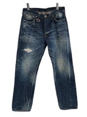 フルカウント FULLCOUNT ロアー ROAR COLLABORATION DENIM  SWAROVSKI デニムパンツ ジーンズ ジーパン インディゴ  12ARP-FC01 デニム ネイビー サイズ32 101MB-577