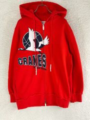 【お値引き交渉大歓迎】未使用 GOLDEN GOOSE　ゴールデングース S レッド CRANESジップアップフーディー