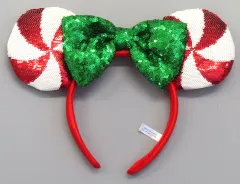 【中古】アクセサリー(非金属) ミニーマウス(クリスマス2022) スパンコールカチューシャ 「ディズニー」 東京ディズニーリゾート限定