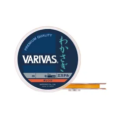 【人気商品】オレンジ 60m エステル わかさぎ VARIVAS バリバス(VARIVAS)
