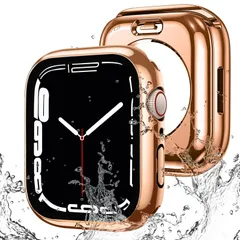 【在庫処分】360度全面防水 バンド ケース 水泳・スポーツ専用 ガラスフィルム 一体型 Watch apple watch 用 Apple カバー 360フルボディ防水 アップルウォッチ for ケース Apple Watch 【2023夏強化版】AMAPC