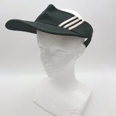 ◇ ⊂ adidas アディダス ブランドロゴ サンバイザー ブラック サイズF レディース メンズ E  【1503050015417】