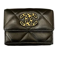 シンプル＊高級感【CHANEL】スモール フラップ ウォレット 楽天市場】chanel19 スモールフラップウォレットの通販