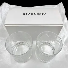 【新品未使用⭐️ジバンシー】 GIVENCHY    ペア ロックグラス　 グラス/カップ/酒器　 エッチング加工 （AYA）231205003001