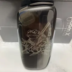 カエル 侍 デザイン レーザー加工 プルームエックス アドバンスド Ploom X ADVANCED ブラック 黒 サムライ 和柄 和彫り 刀 日本刀 新型 新品 未使用 送料無料 オリジナル カスタム