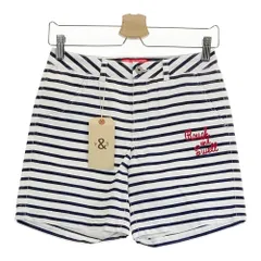 サイズ：S ROUGH&SWELL ラフアンドスウェル 2023年モデル ショートパンツ ボーダー柄 ホワイト系 [240101228460]# ゴルフウェア レディース ストスト