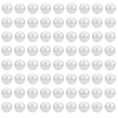 【新着商品】8mm 10mm 12mm約370粒 6mm ラウンド 4mm 丸玉 手芸材料 セット DIY用 樹脂パール アソート 手作りアクセサリー コットンパール風ビーズ ハンドメード 手芸用品 両穴 (10mm約70粒)