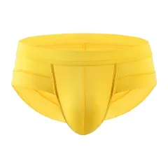 ブリーフ メンズ ローライズ 浅め 大きいサイズ 股間ポケット ビキニ フィット セクシー さらさら 光沢 無地 かっこいい スタイリッシュ 
黒 白 赤 黄 紺 ms7