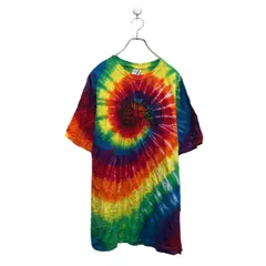 GILDAN 半袖 タイダイ Tシャツ ギルダン 2XL ビッグサイズ バックプリント マルチカラー クルーネック 古着卸 アメリカ仕入 a605-7553