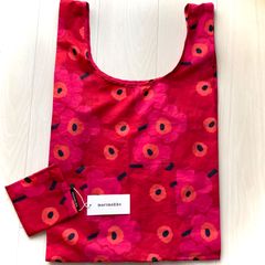 【マリメッコ】エコバッグ⭐︎ウニッコ赤
