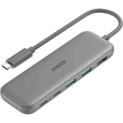 【新品・2営業日で発送】ANKER アンカー A83550A1 USB-C オス→メス HDMI ／ USB-Ax2 ／ USB-Cx2 USB PD対応 100W ドッキ...のサムネイル