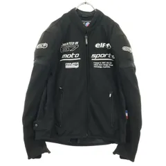 elf エルフ レザーメッシュジャケット ライダースジャケット ブラック LW elf エルフ メッシュジャケット LWサイズ - メルカリ