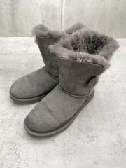 UGG アグ ベイリーボタン ムートン ブーツ size23.0cm/グレー