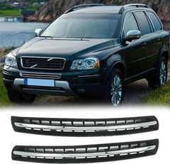XC90 2007-2014対応 フロントバンパーエアベントカバートリム 左右セット クローム仕上げCYB686目玉商品