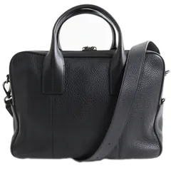未使用品●Christian Louboutin クリスチャンルブタン FREDO レザー 2way 二層式 ブリーフケース/ビジネスバッグ/ショルダーバッグ 黒 伊製のサムネイル