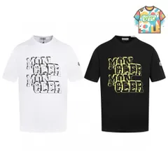 【今日WTO】MONCLER レター LOGO 立体プリント T シャツ-MF49