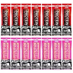 1本満足バー プロテイン 2種 14本 ( チョコ , ストロベリー ) 2週間セット【オリジナルケース】アサヒグループ食品 送料無料のサムネイル
