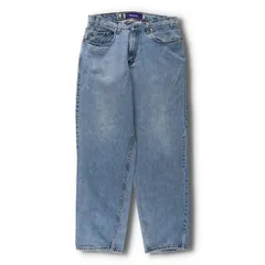古着 90年代 リーバイス Levi's SILVER TAB シルバータブ BAGGY バギー テーパードデニムパンツ USA製 メンズw34相当/evb031023