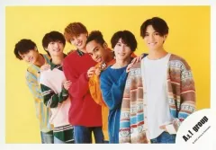 【中古】生写真(ジャニーズ) Aぇ! group/集合(6人)/横型・膝上/Greeting Photo ～New Year 2022～/公式生写真