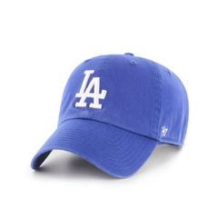 【新品・未使用】'47 6PANEL CAP (Dodgers CLEAN UP) BLUE フォーティーセブン 6パネルキャップ (ドジャース クリーンアップ) ブルー
