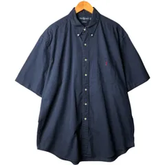 古着 ラルフローレン Ralph Lauren BLAKE 半袖 ボタンダウンシャツ メンズXL相当/eaa567945