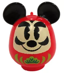【中古】雑貨 ミッキーだるま(赤) 「東京ディズニーリゾートのお正月2016  おみくじつきだるまストラップ」 東京ディズニーリゾート限定