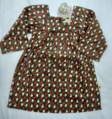 【タグ付き新品】バナバナ vana vana ヴァナ ヴァナ ワンピース 長袖 100cm 子供服 中古のサムネイル