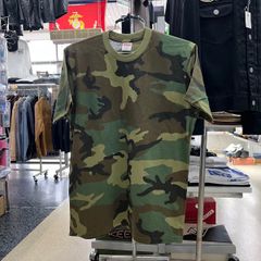 数量限定残りわずか‼️逸品‼️supreme シュプリーム⚫︎半袖　Tシャツ　迷彩　カモフラ　USA製　コットン100% デッドストック