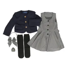 ☆ グレー ☆ 150cm ☆ セットアップブラウスなし  入学式 ワンピース 女の子 卒園式 小学校 卒業式 スーツ ジャケット ブレザー リボン キッズ フォーマル セレモニー キッズフォーマル 七五三 発表会 キッズスーツ 子供服 子ども服