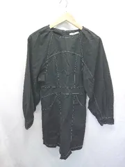 ◇ Θ SLY スライ ステッチ バックジップ 長袖 ミニ丈 タイト ワンピース サイズ1 ブラック レディース E  【1410230012411】