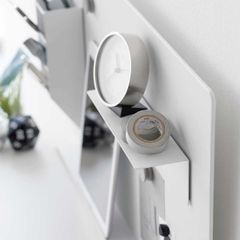 新品 ウォールシェルフ 山崎実業 tower タワー マグネット棚 スチールパネル対応 10094 ホワイト【SPORTUS】※沖縄発送不可