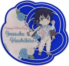 【中古】コースター 嘴平伊之助 「鬼滅の刃×ufotable Cafe/マチ★アソビCAFE ホワイトデーイベント2024 ランダム薔薇型アクリルコースターA」