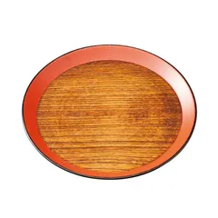 紀州塗り お盆 トレー 6寸 敷島盆 栓 漆手塗り 茶盆 おしゃれ おぼん トレイ 和風 和モダン 飾り 木製 日本製 国産