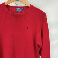 90年代 POLO by RALPH LAUREN コットン　セーター　ワンポイント　サイズM　06120406　02