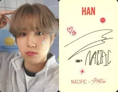 【中古】コレクションカード(男性) Stray Kids/HAN(ハン)/裏面印刷サイン入り/「NACIFIC×Stray Kids」対象商品購入特典フォトカード