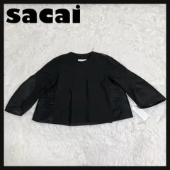 sacai Suiting x Nylon Twill Pullover 黒 1のサムネイル