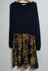 VERSACE ヴェルサーチ　ブラックワンピース　長袖ワンピ　黒ワンピ　美品☆ 楽天市場】VERSACE ヴェルサーチ ワンピース サイズ38/XS