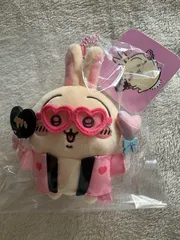 ちいかわ　オタ活　うさぎマスコット　セット　キーホルダー ちいかわ】うさぎがペンライトやうちわを手にオタ活!? ユニーク