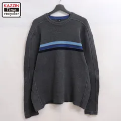 00s GAP 裾カットオフ ニットセーター メンズ 表記XLサイズ