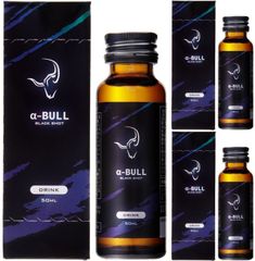 3本セット α-BULL BLACK SHOT 50ml×3本 本番前の1本 シトルリン アルギニン イミダゾールジペプチド オットセイ 抽出液 厳選成分20種類配合 アルファブル ブラックショット