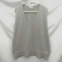 LOWRYS FARM ローリーズファーム ラメスラブオーバーベスト グレー F ○◇☆