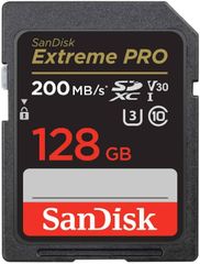 【新品未開封サンディスク正規品 】 SDカード 128GB SDXC Class10 UHS-I V30 読取最大200MB/s SanDisk Extreme PRO SDSDXXD-128G-GHJIN 新パッケージ